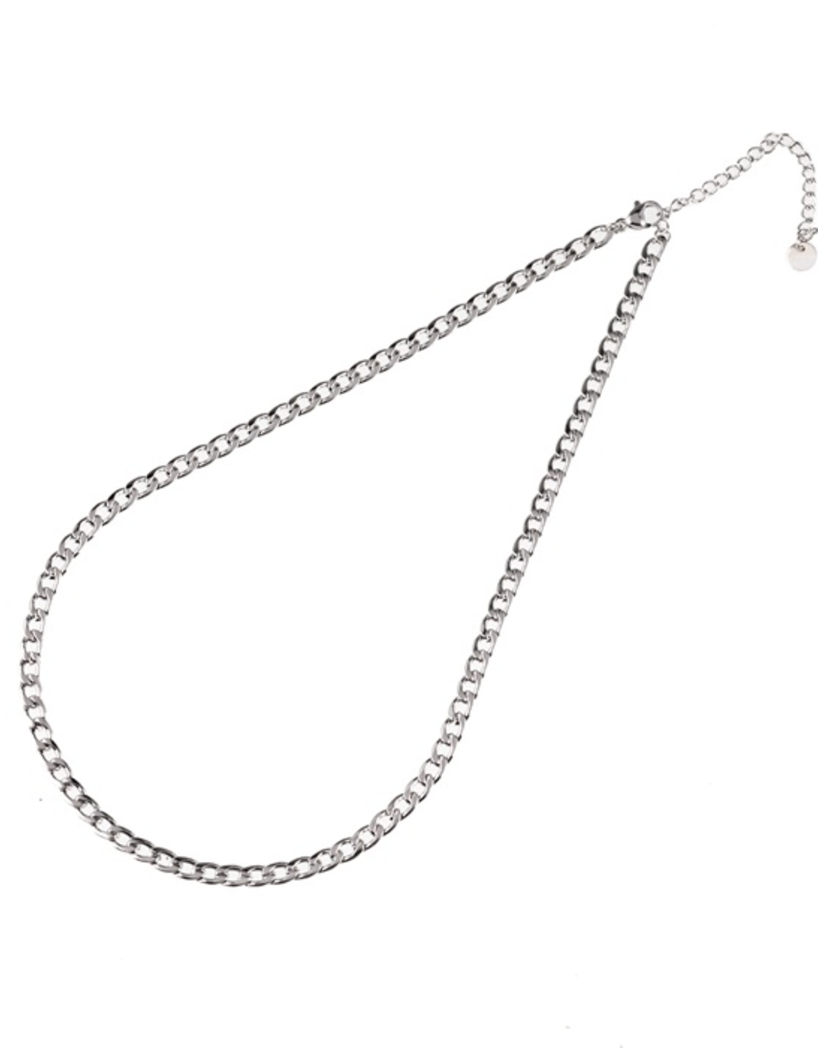 Ketting (N1304-1) zilver - Go Dutch Label.