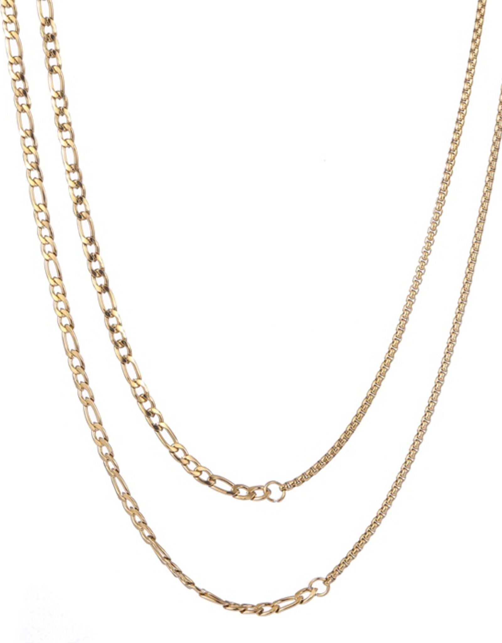 Go Dutch Label Ketting (N2345-2) 14K Goud - Go Dutch Label