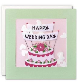 Happy Wedding Day - Wenskaart Paper Shakies