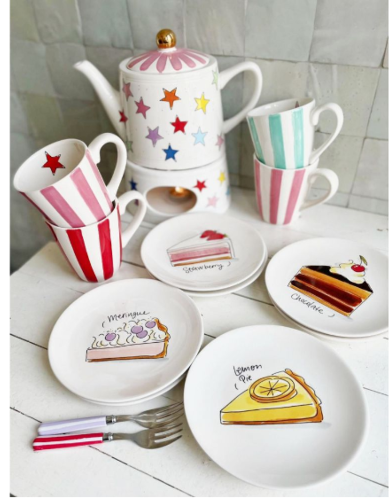 Blond Amsterdam Gebaksbord 18cm Chocolate - Blond Amsterdam