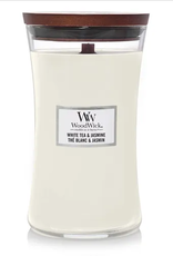 WoodWick Kaars WoodWick "White Tea & Jasmine" Large - WoodWick