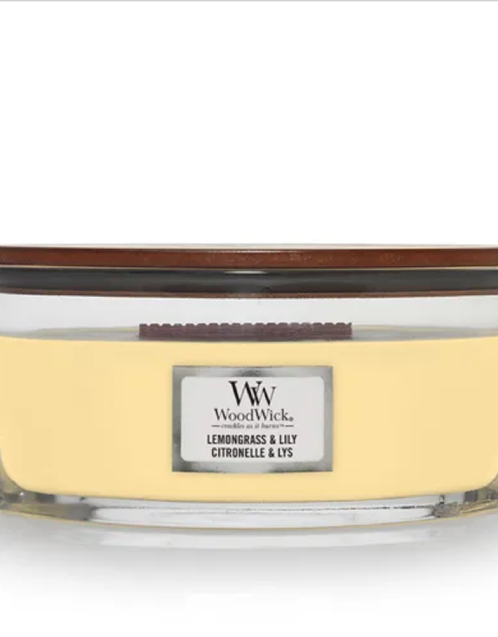 WoodWick Kaars WoodWick "Lemongrass & Lily" ellipse - WoodWick