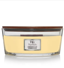 WoodWick Kaars WoodWick "Lemongrass & Lily" ellipse - WoodWick