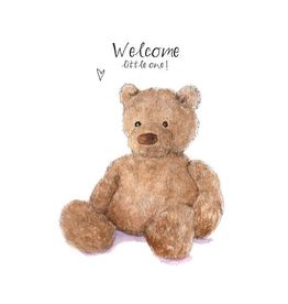 Welcome Little one! - Wenskaart Christa Mulder