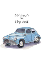 Old friends are the best - Wenskaart Christa Mulder