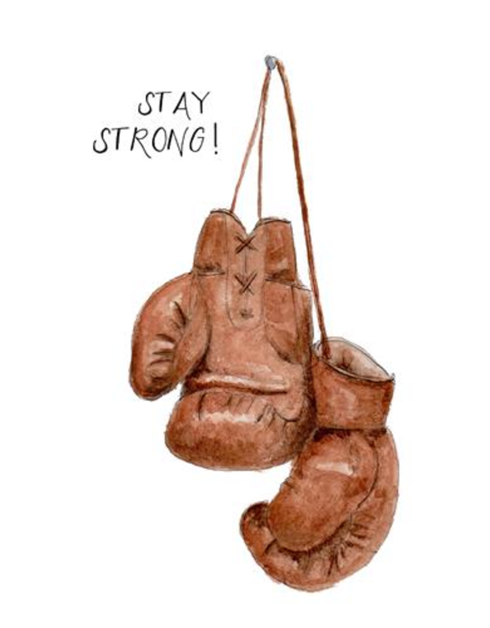 Stay Strong! - Wenskaart Christa Mulder