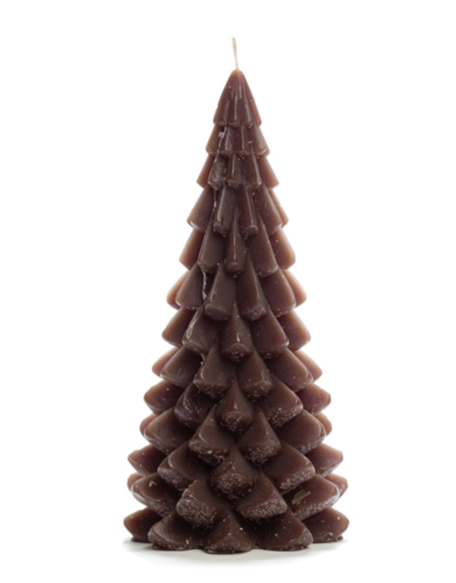 Rustik Lys Kerstboom Kaars 10x20cm Coffee - Rustik Lys