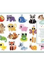 Djeco Grote Stickers babydieren +18mnd - Djeco