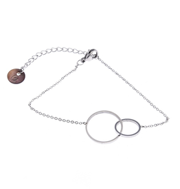 Day & Eve by Go Dutch Label Armband (B7069-1) zilver - Day & Eve by Go Dutch Label