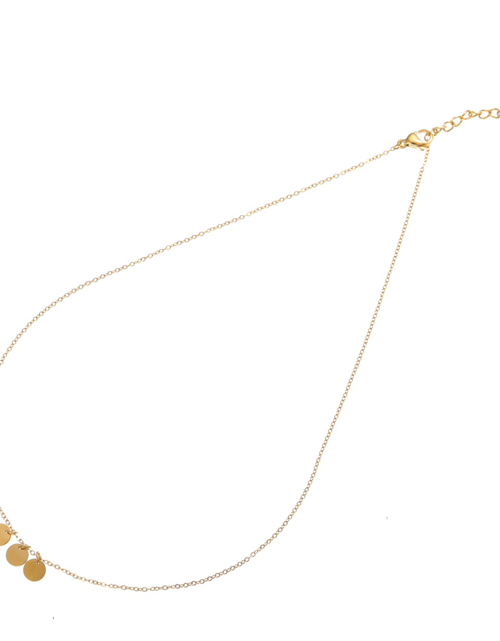 Ketting (N2296-2) goud - Go Dutch Label.