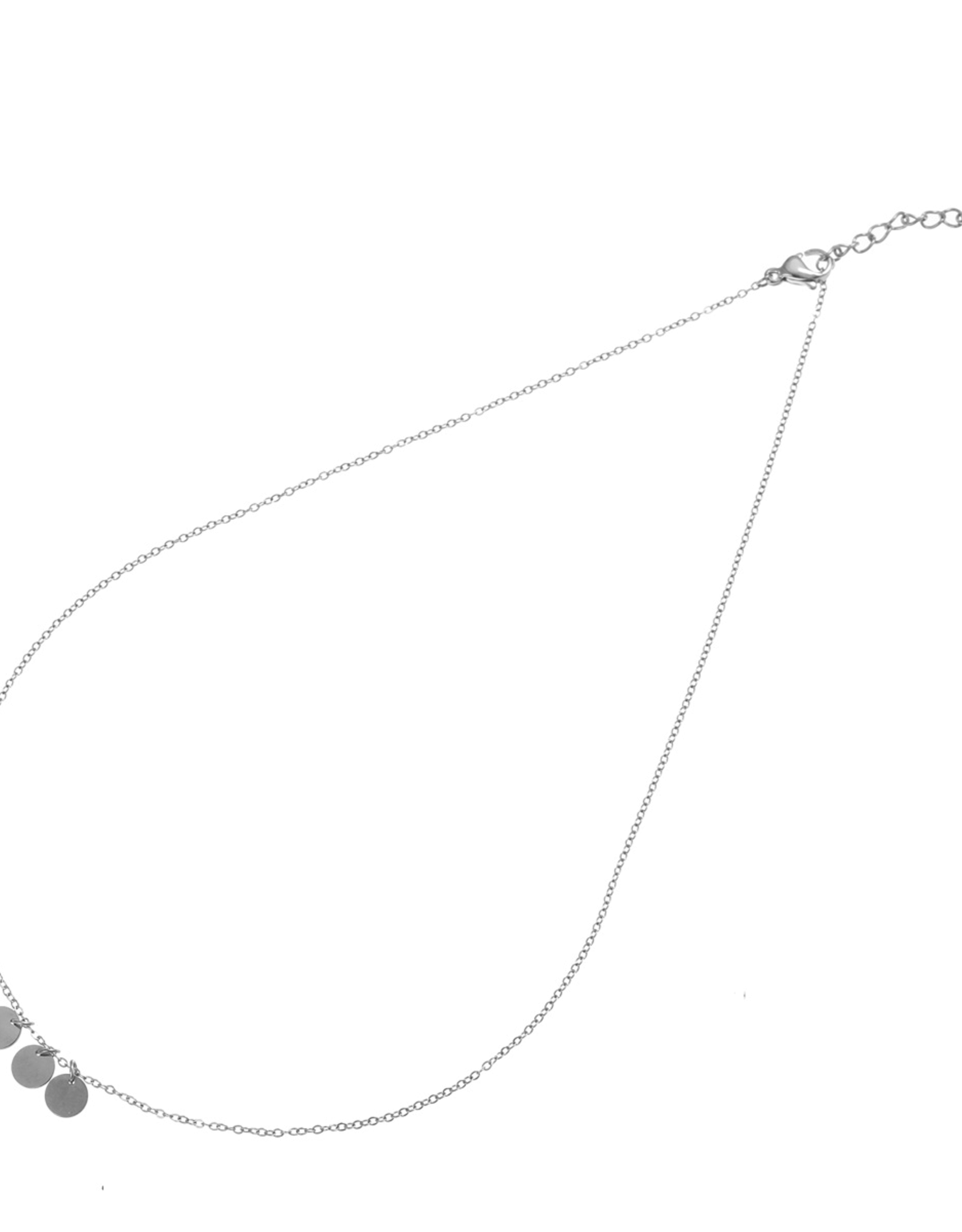 Ketting (N2296-1) zilver - Go Dutch Label.