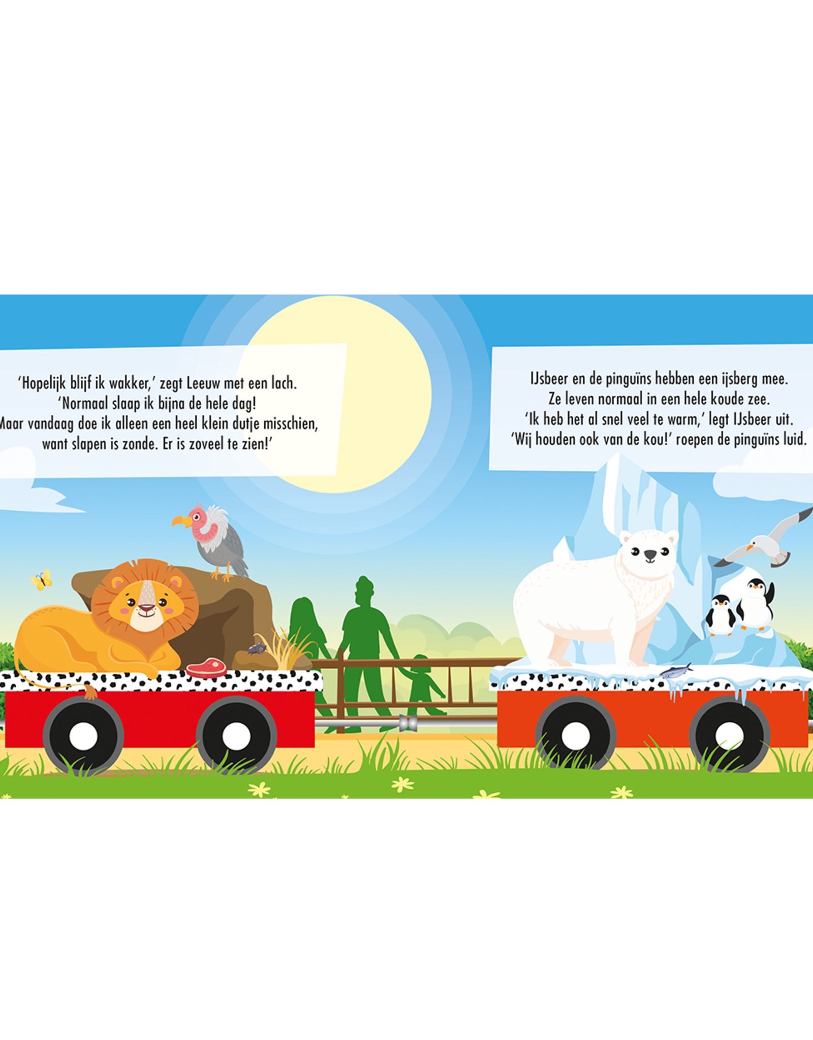 Boek en Puzzeltrein Dierentuin +3jr - Lantaarn Publishers