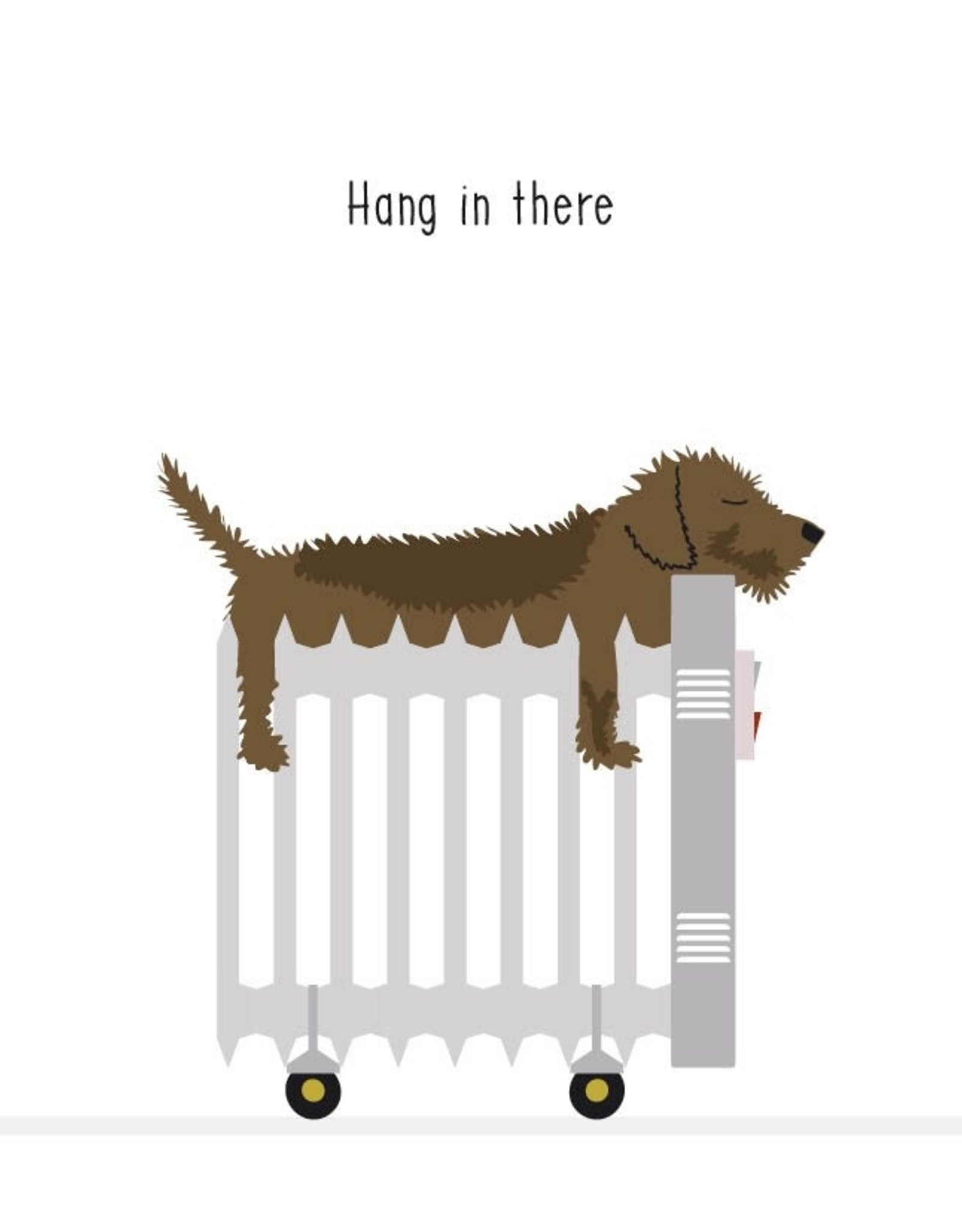 Hang in there - Wenskaart Frits