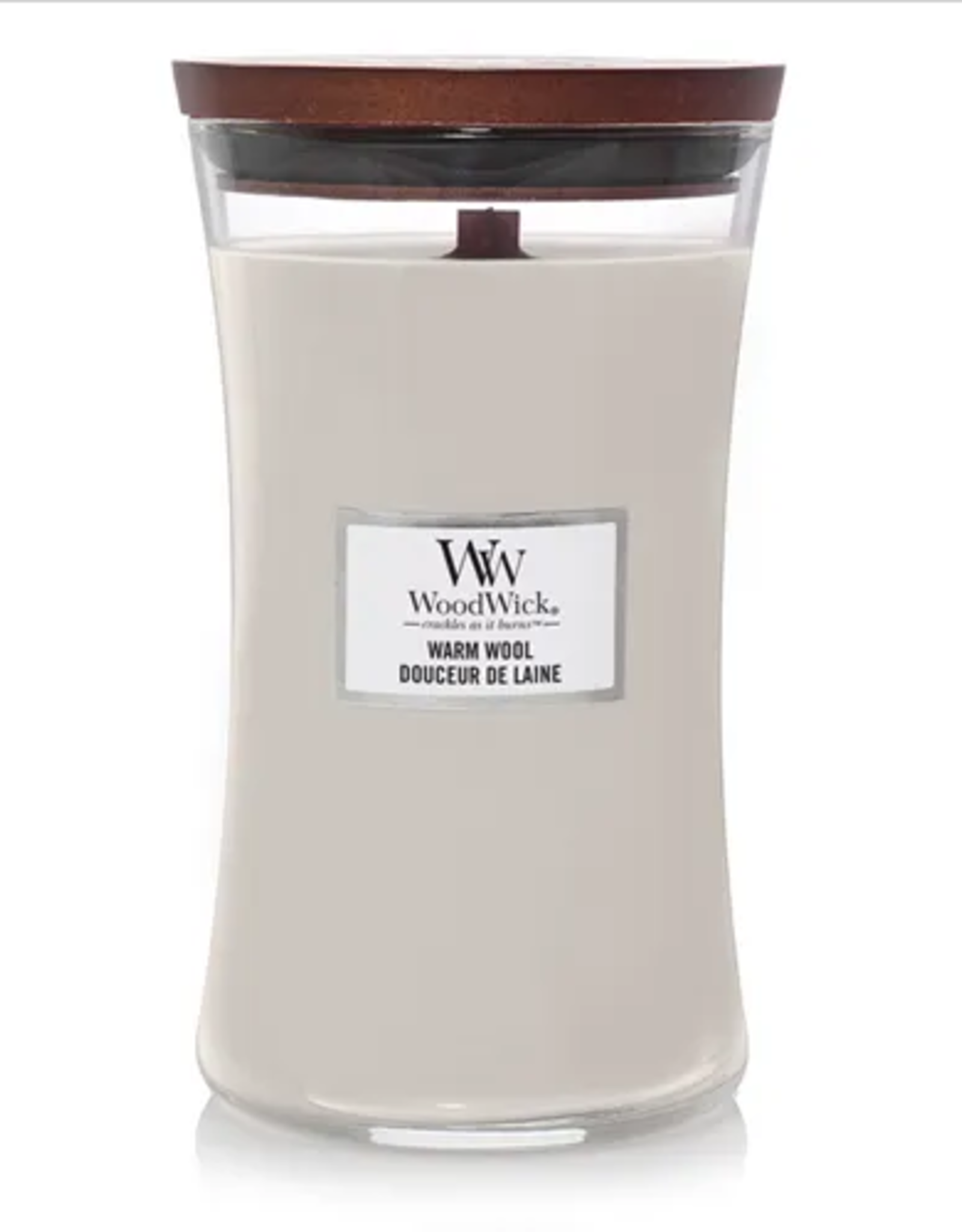 WoodWick Kaars WoodWick "Warm Wool" Large - WoodWick