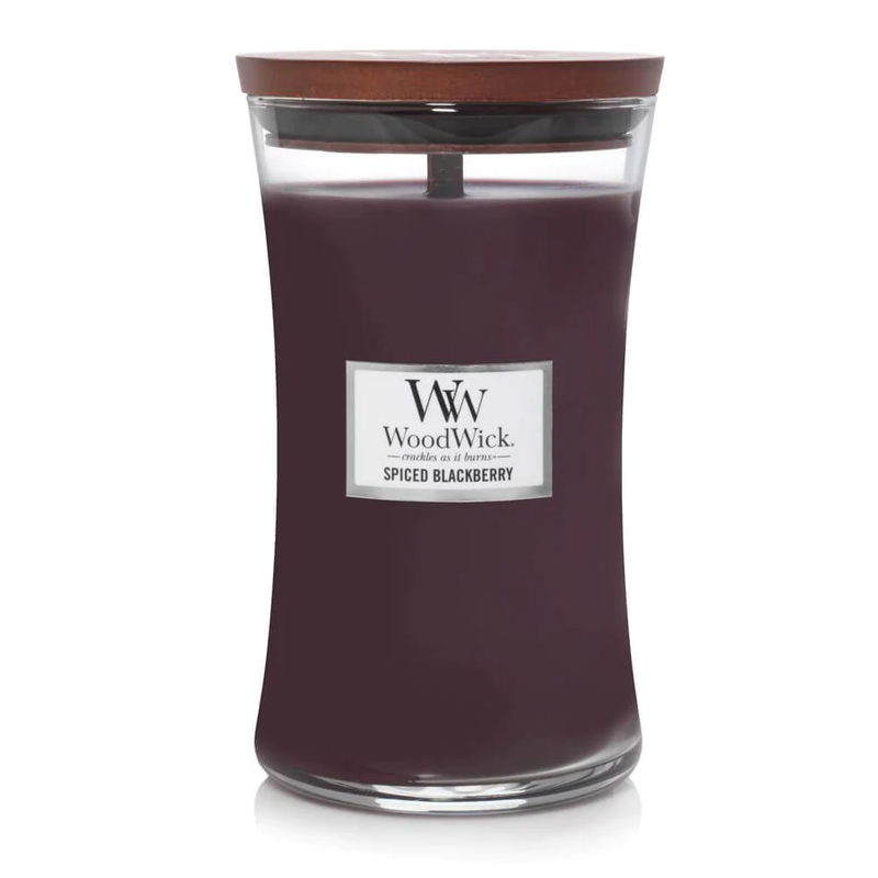 Kaars WoodWick "Spiced BlackBerry" Large WoodWick KunstZinnig Kado