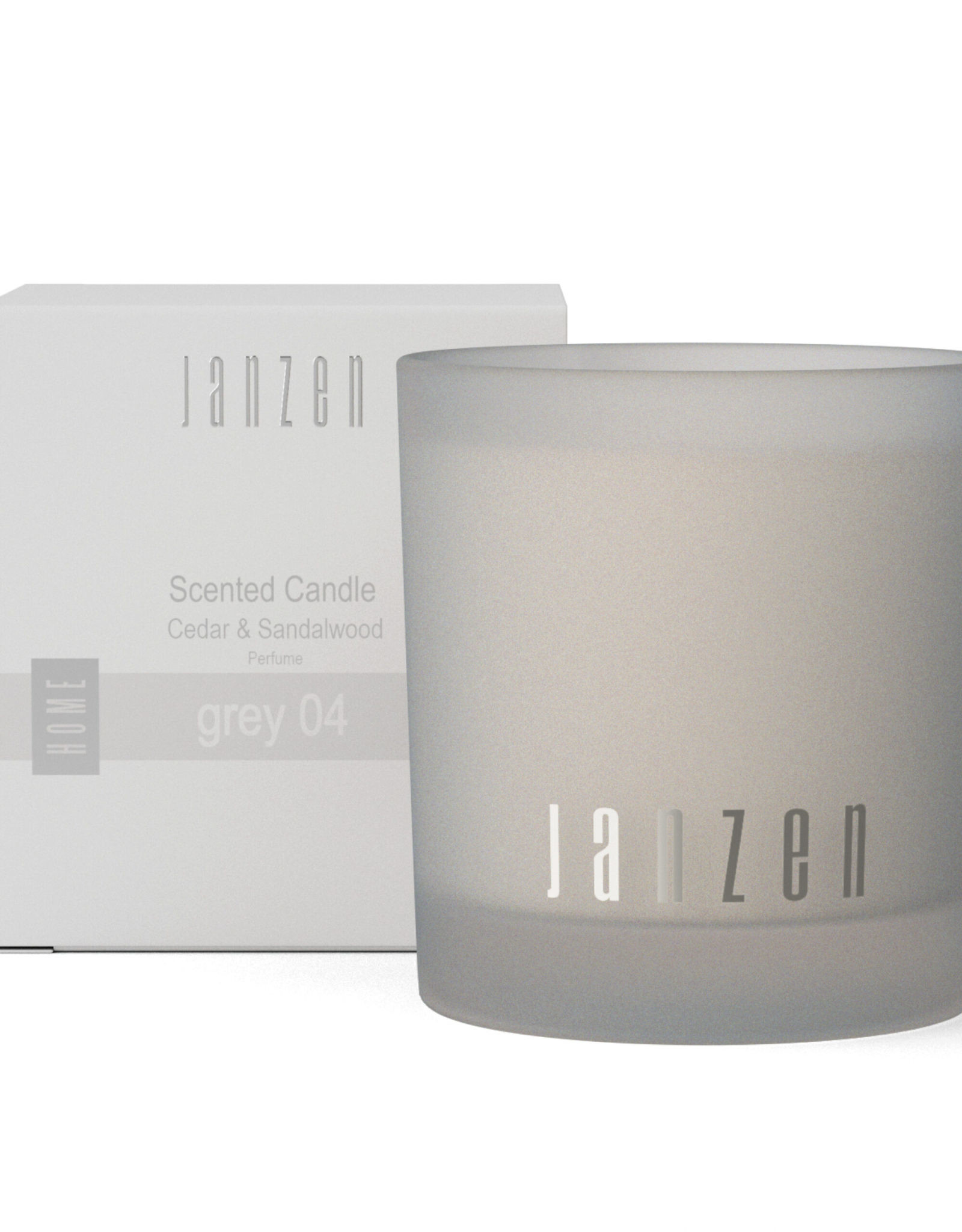 JANZEN Scented Candle Grey 04 - JANZEN