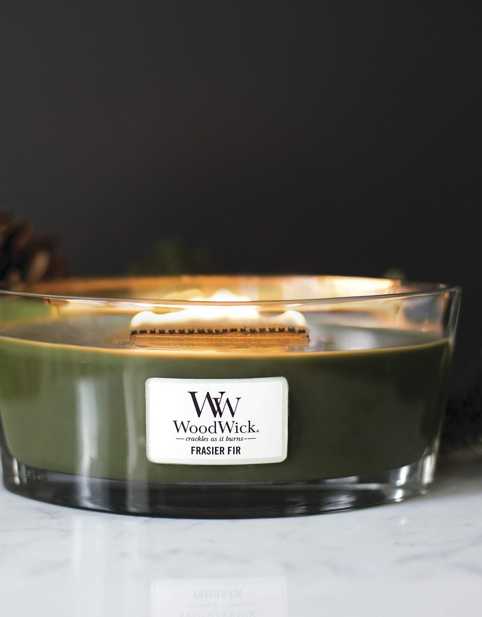 WoodWick Kaars WoodWick "Frasier Fir" Ellipse - WoodWick