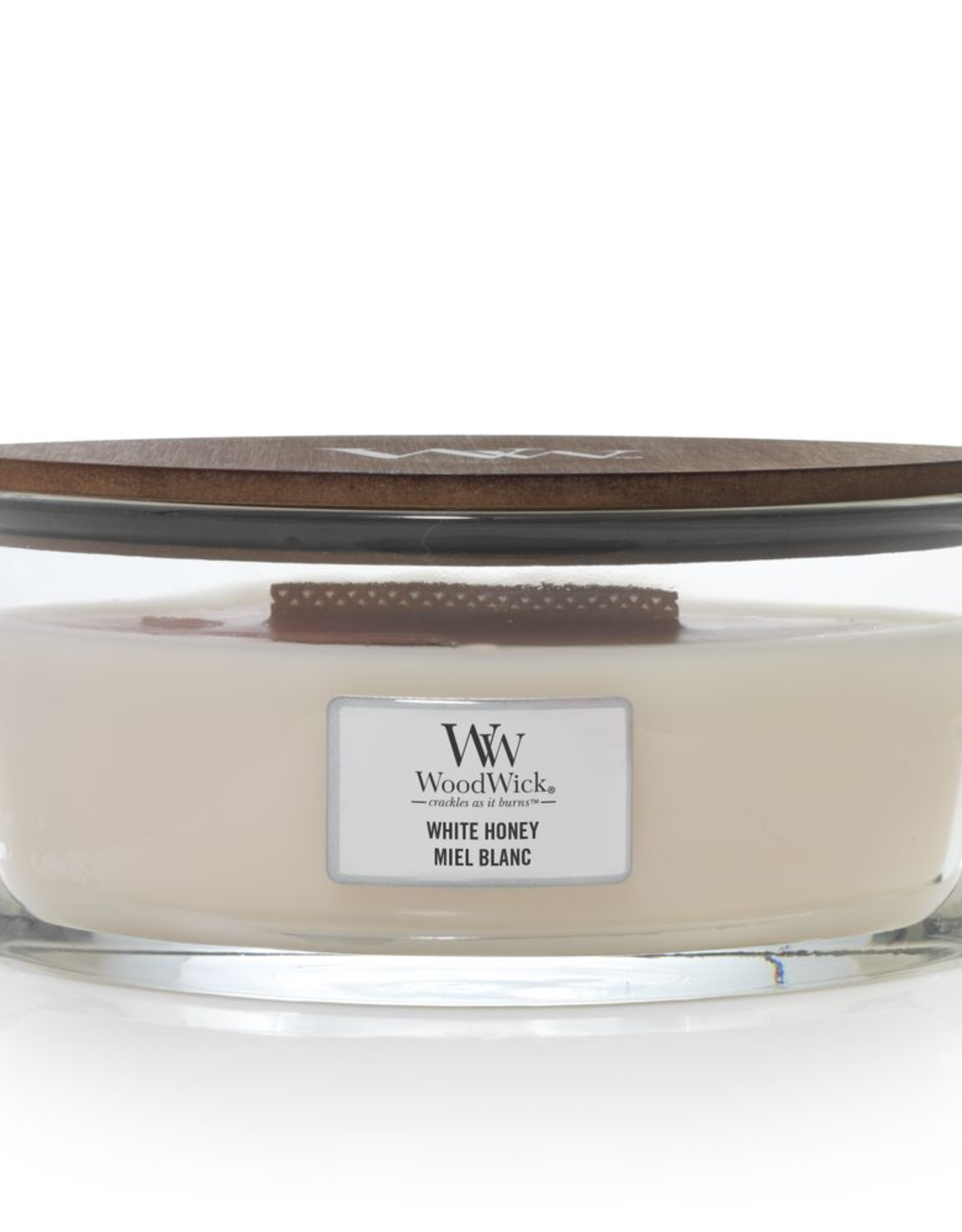 WoodWick Kaars WoodWick "White Honey" Ellipse - WoodWick