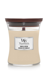 WoodWick Kaars WoodWick "Vanilla Bean" medium - WoodWick