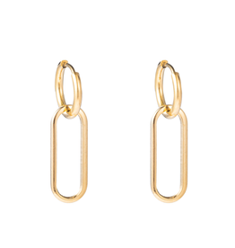 Oorbellen (E2817-2) goud - Go Dutch Label.