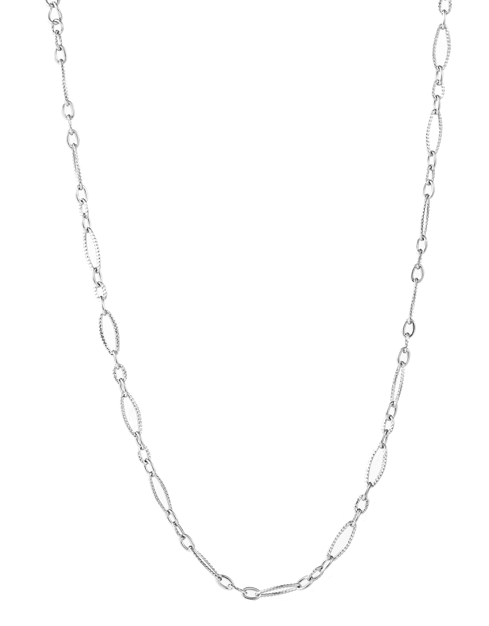 Go Dutch Label Ketting (N2708-1) zilver - Go Dutch Label