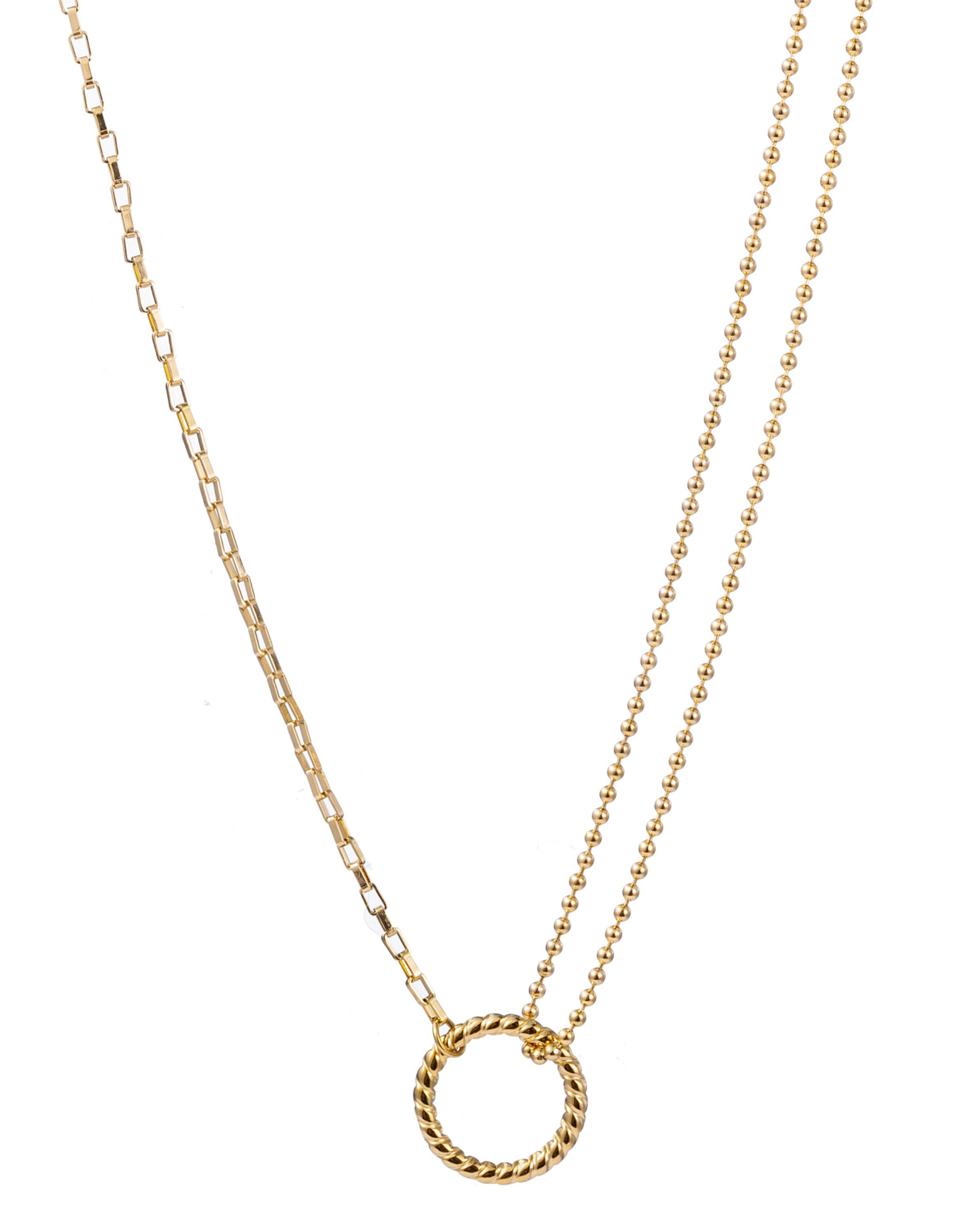 Go Dutch Label Ketting (N2786-2) goud - Go Dutch Label