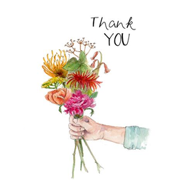 Thank You - Wenskaart Christa Mulder