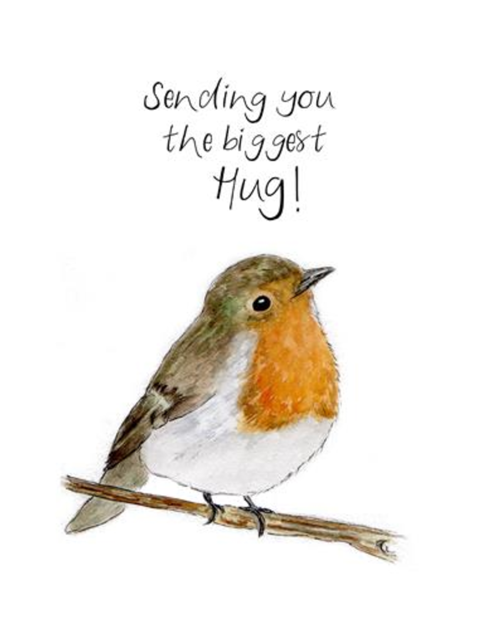 Sending you the biggest Hug! - Wenskaart Christa Mulder