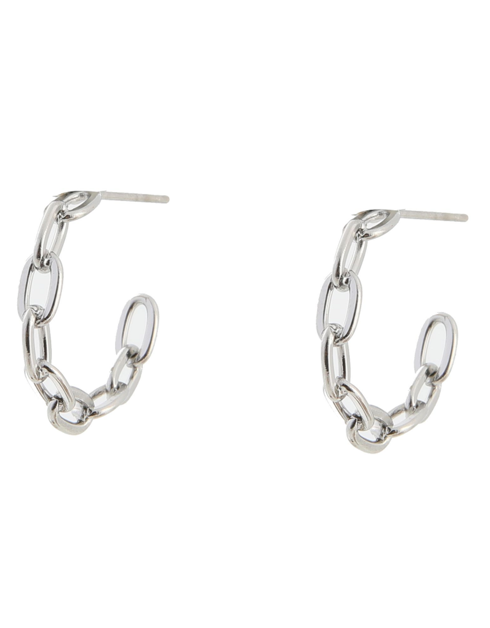 Day & Eve by Go Dutch Label Oorbellen (E0460-1) zilver - Day & Eve by Go Dutch Label