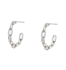 Day & Eve by Go Dutch Label Oorbellen (E0460-1) zilver - Day & Eve by Go Dutch Label