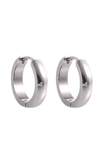 Day & Eve by Go Dutch Label Oorbellen (E7004-1) zilver 18mm - Day & Eve by Go Dutch Label