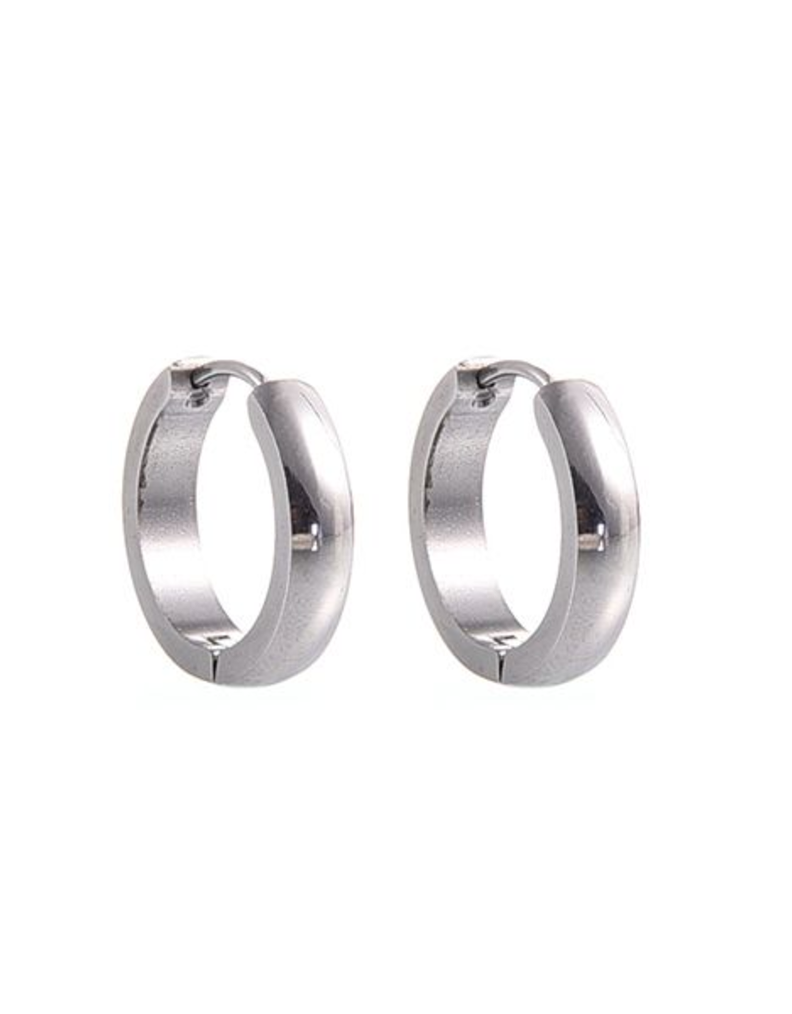 Day & Eve by Go Dutch Label Oorbellen (E7004-1) zilver 18mm - Day & Eve by Go Dutch Label