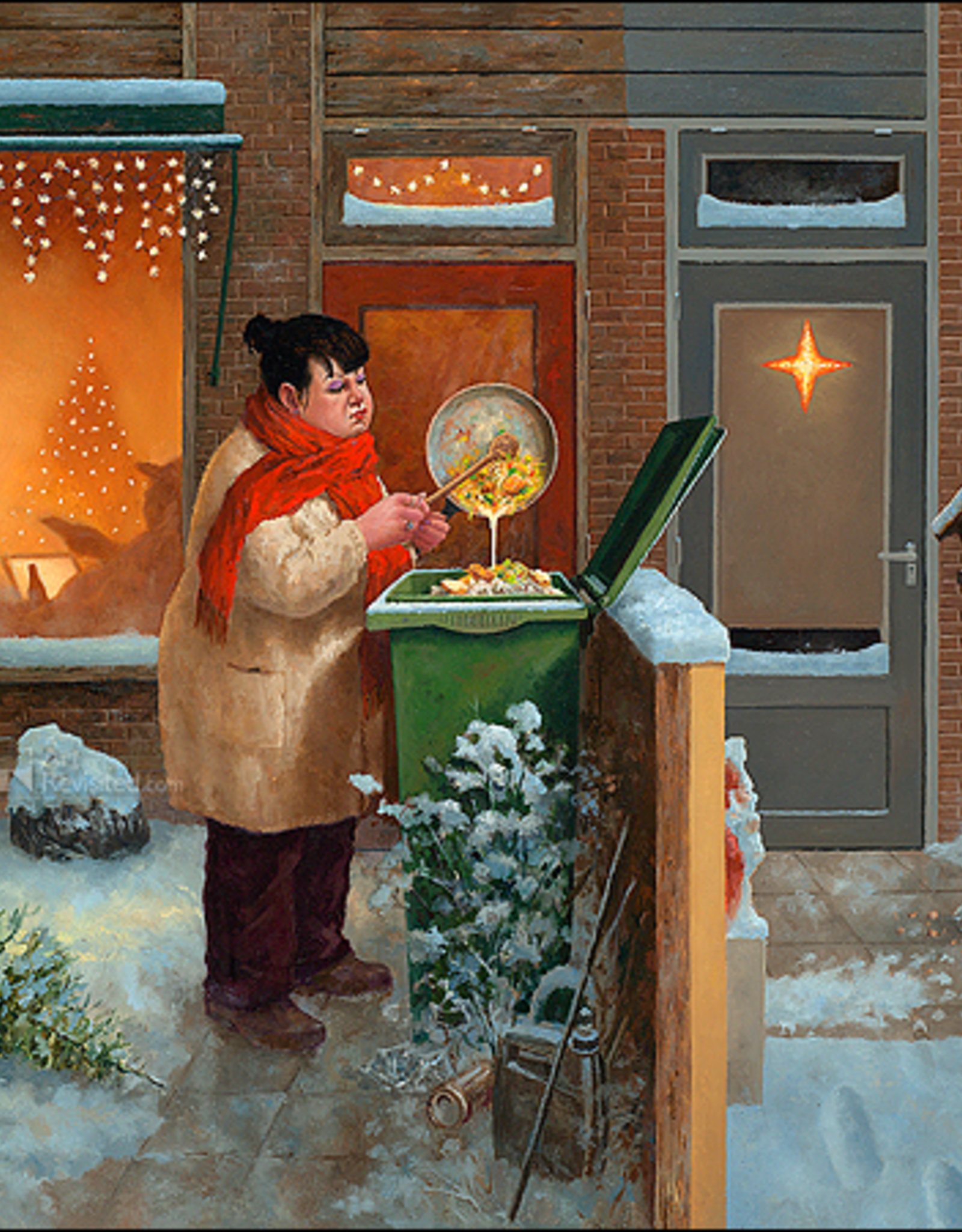 Kerst Kliekjes - Wenskaart Marius van Dokkum