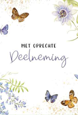 Met Oprechte Deelneming - Wenskaart Janneke Brinkman Met Oprechte Deelneming - Wenskaart Janneke Brinkman
