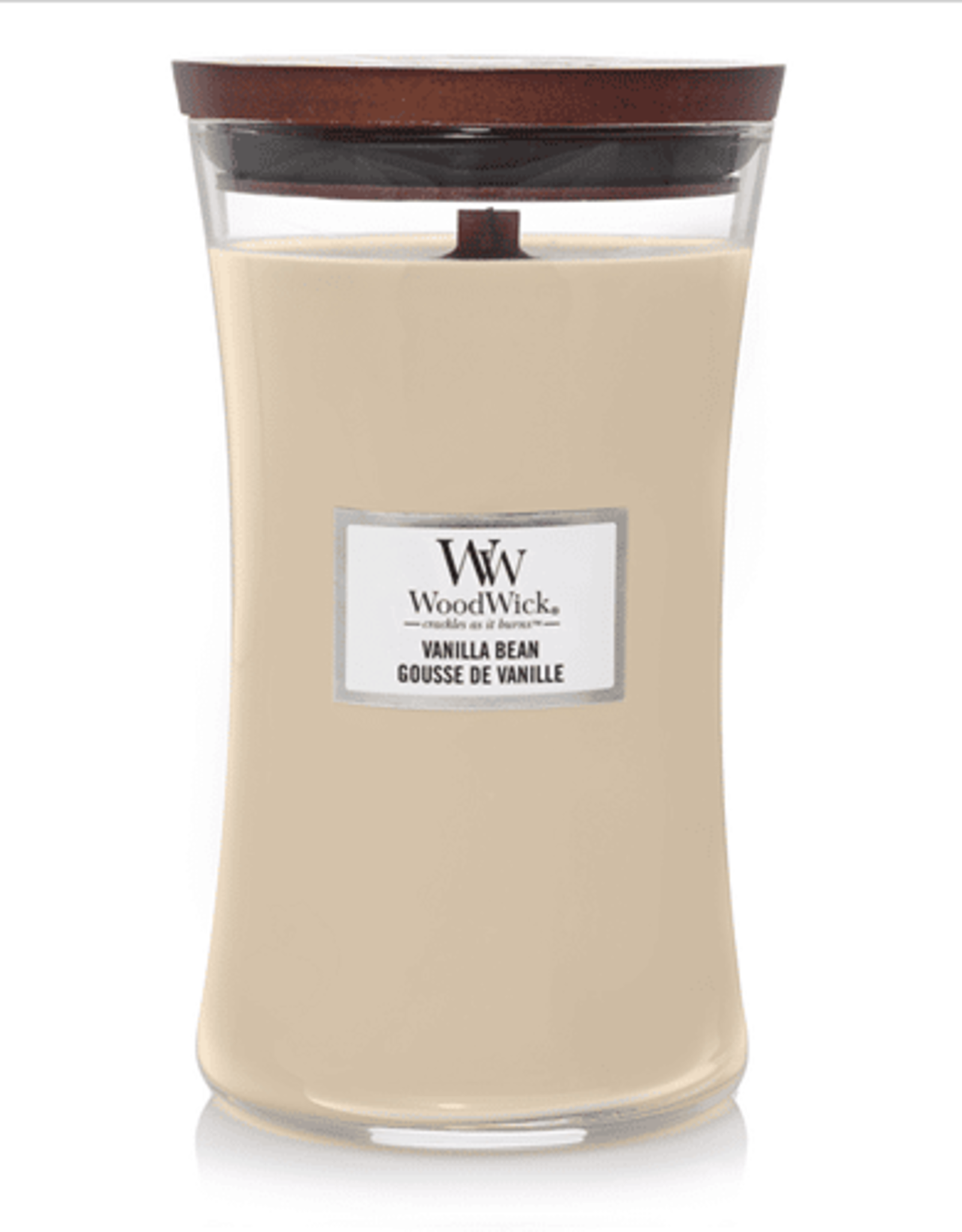 WoodWick Kaars WoodWick "Vanilla Bean" Large - WoodWick