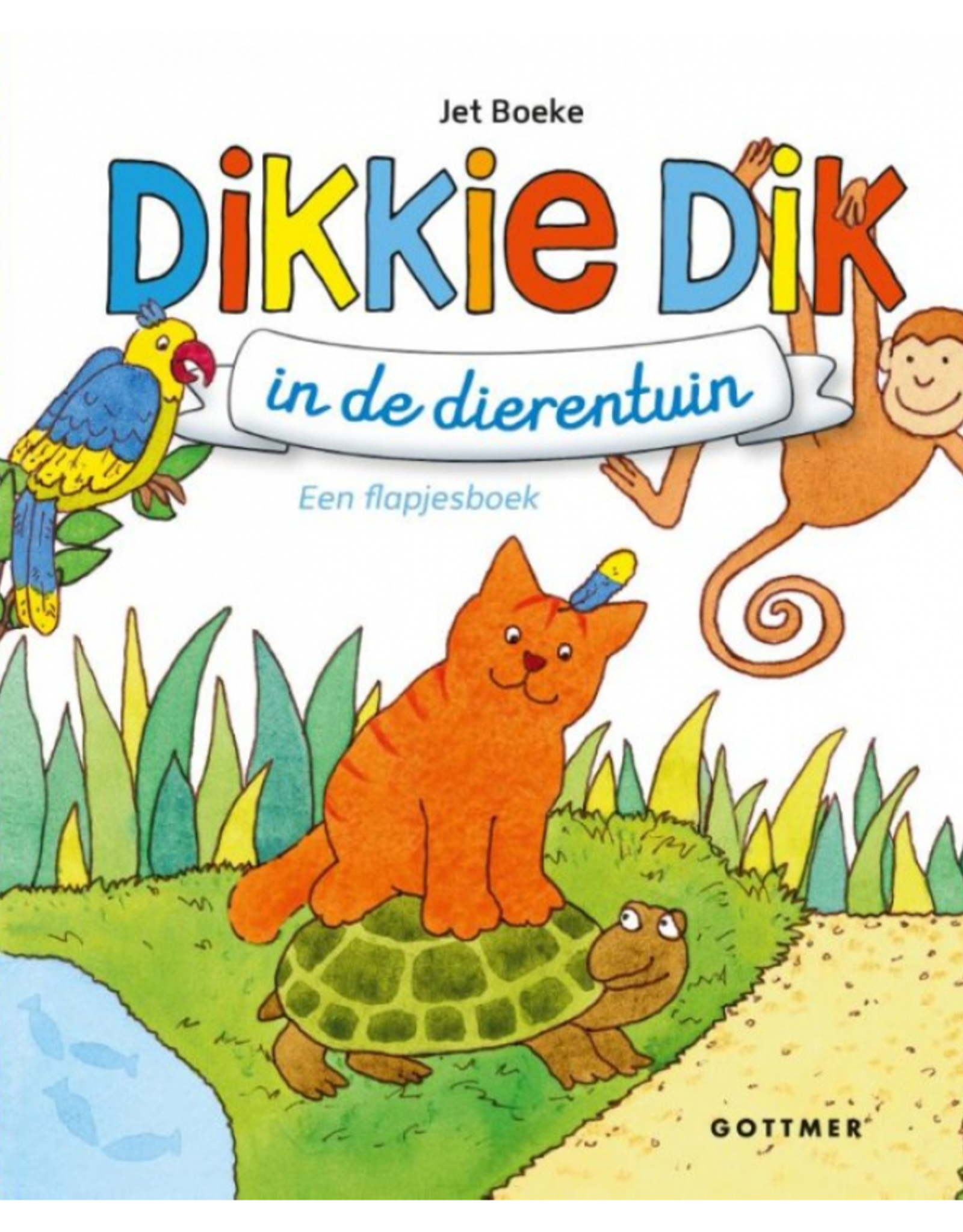 Dikkie Dik in de Dierentuin - Flapjesboek
