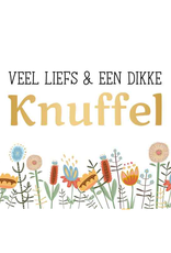 Veel Liefs en een Dikke Knuffel - Wenskaart Daisy