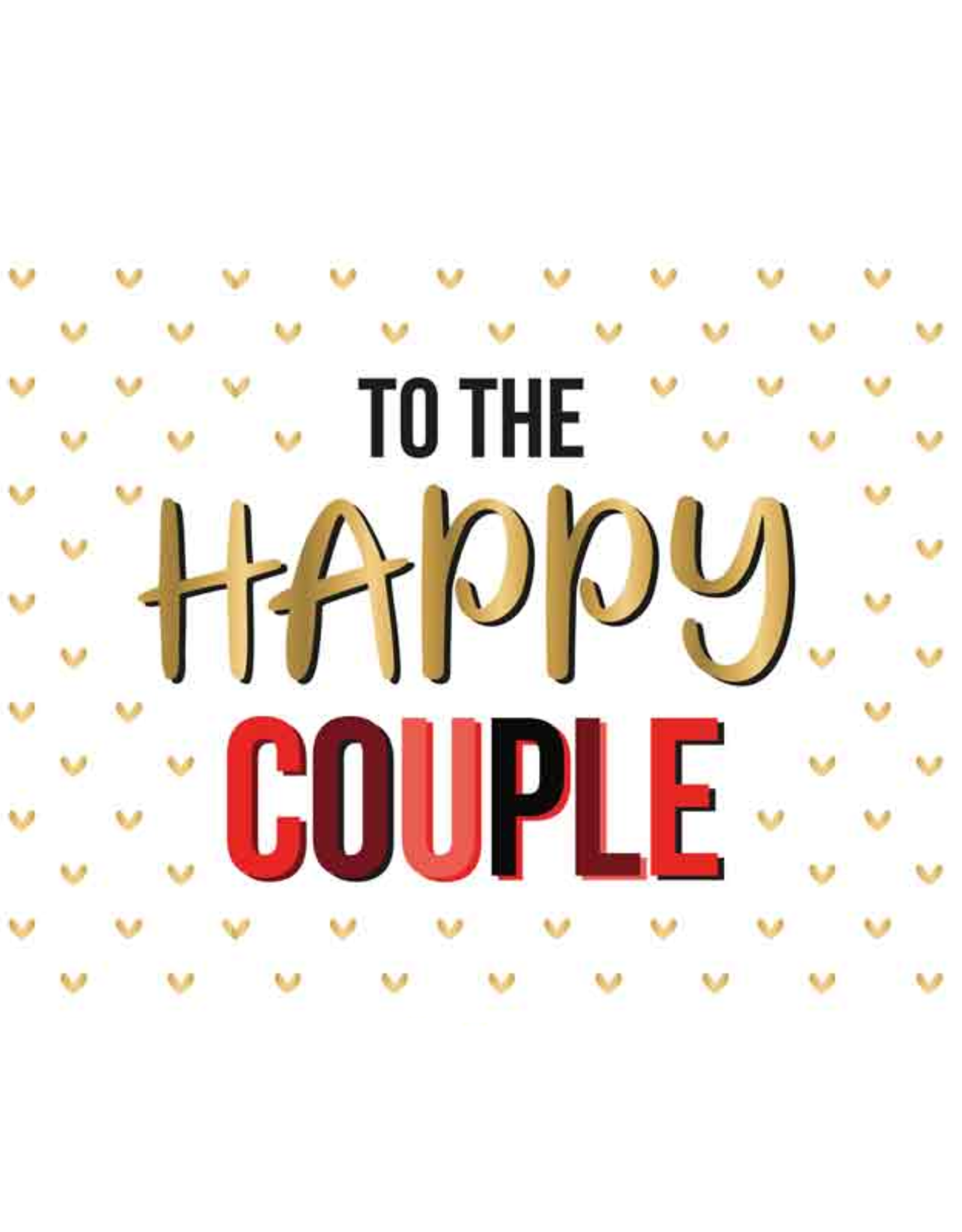 To the Happy Couple - Wenskaart Daisy