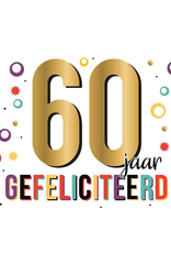 60 Jaar Gefeliciteerd - Wenskaart Daisy