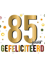 85 Jaar Gefeliciteerd - Wenskaart Daisy