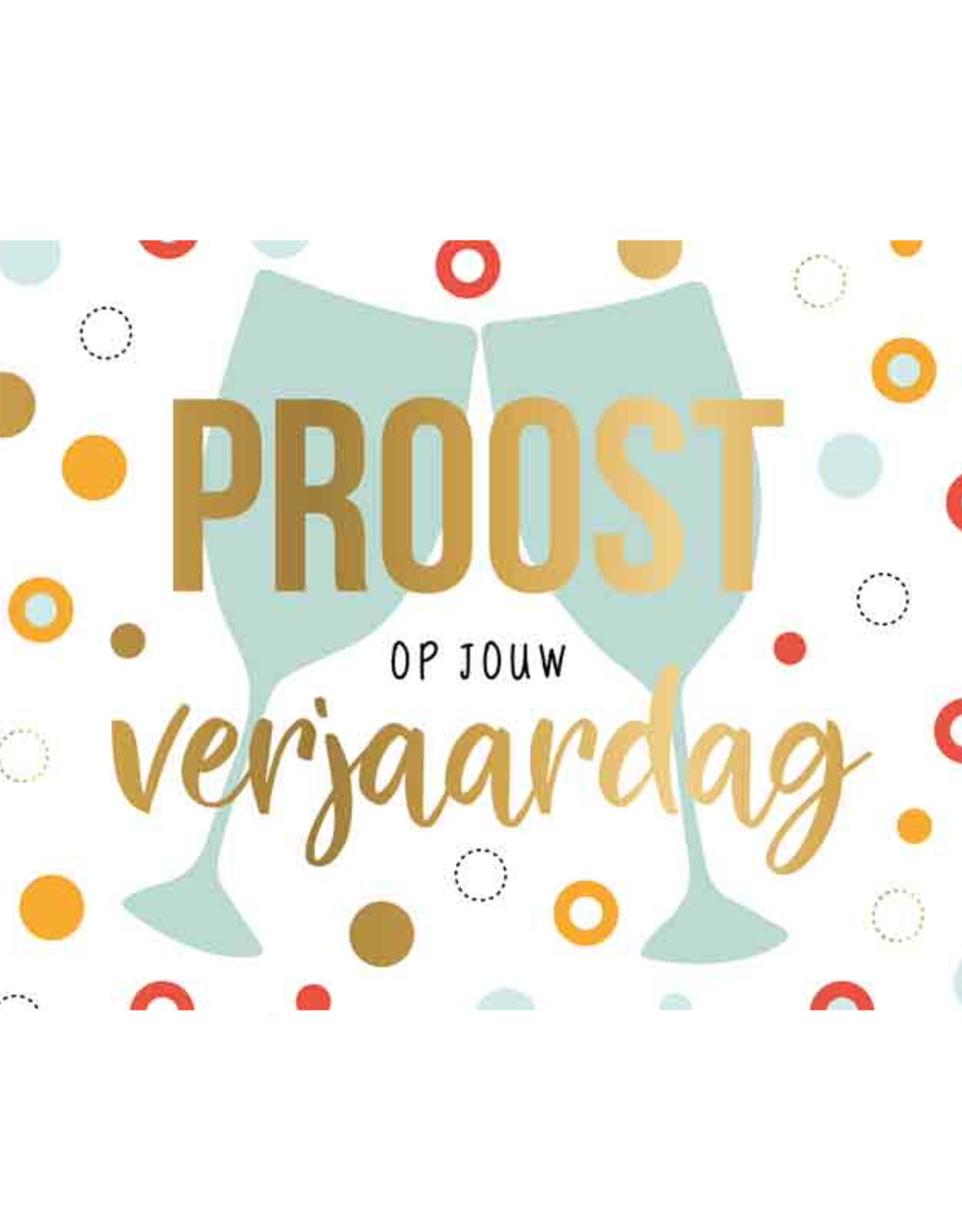 Proost op jouw Verjaardag - Wenskaart Daisy