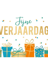 Fijne Verjaardag - Wenskaart Daisy