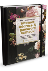 Wachtwoordenboek A5 Peter Pauper Midnight Floral - Comello