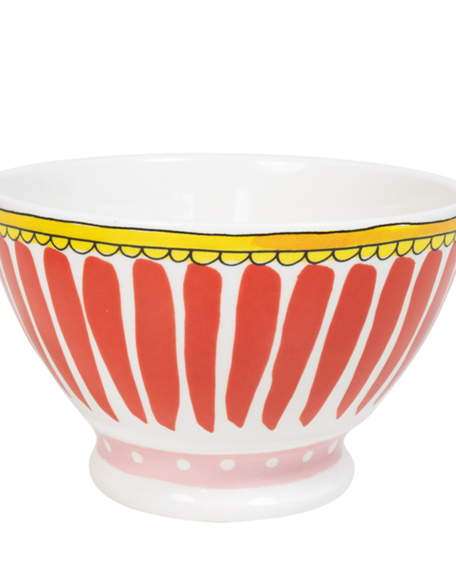 Blond Amsterdam Vintage Bowl 15cm Rood "Even Bijkletsen" - Blond Amsterdam