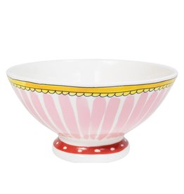 Blond Amsterdam Vintage Bowl 21cm Roze "Even Bijkletsen" - Blond Amsterdam