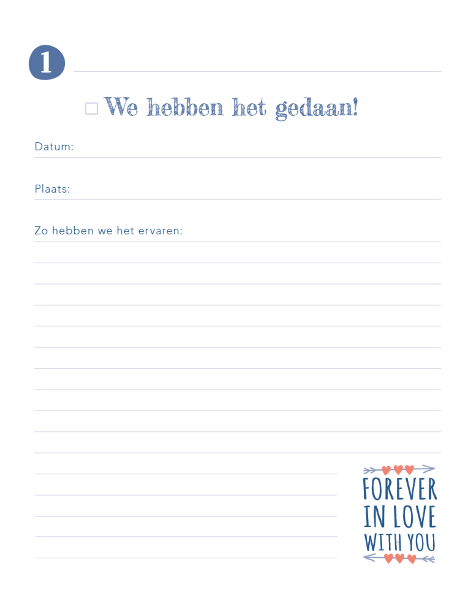 Deltas Bucketlist voor jou & mij "notitieboek" - Deltas