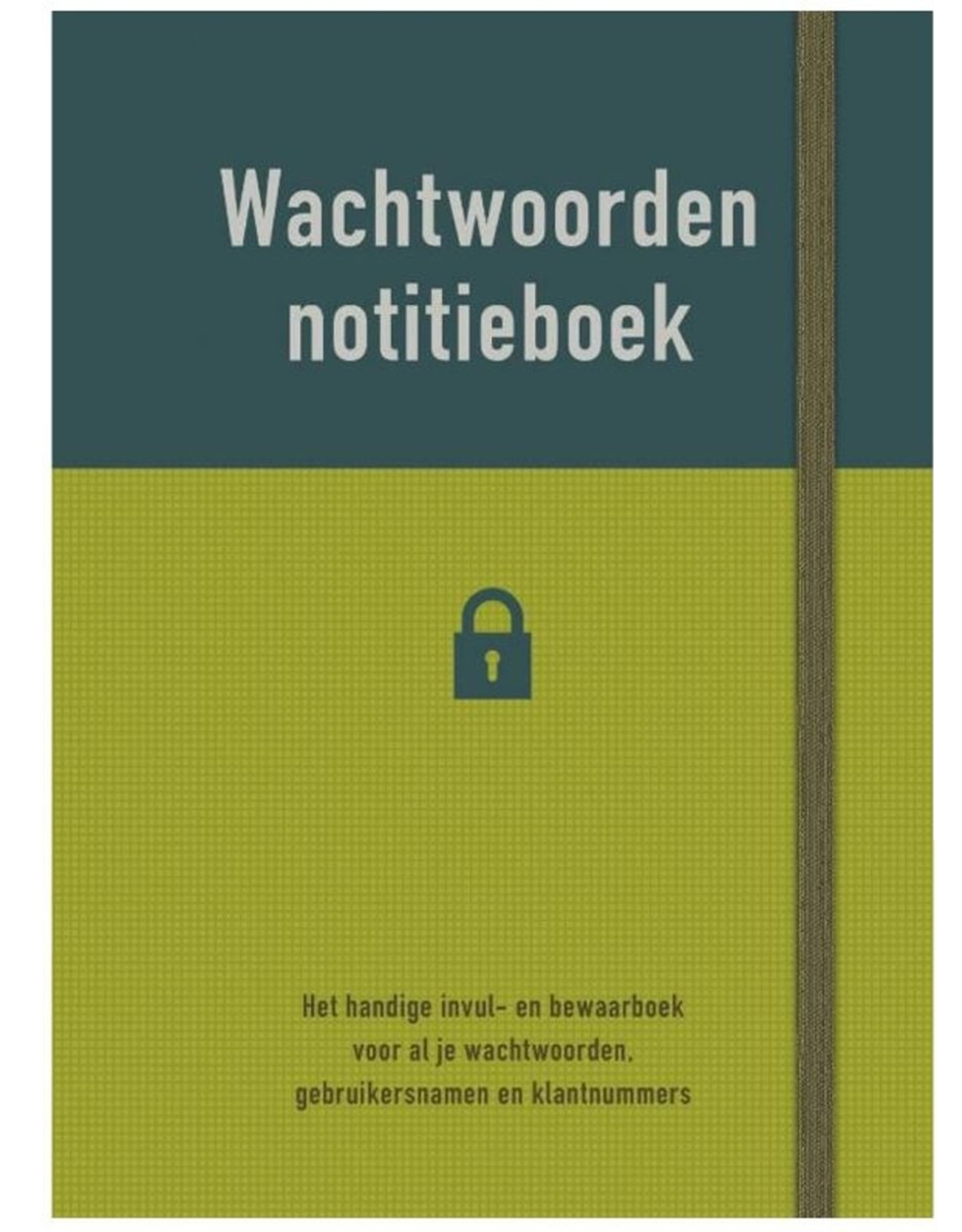 Deltas Wachtwoorden Notitieboek groen - Deltas