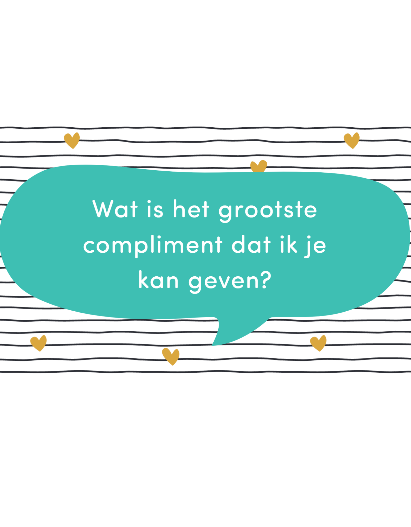 Deltas Tijd voor een romantische babbel - Praatkaarten voor Koppels