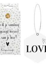 The Big Gifts Autogeurhanger "Hoeveel ik van je hou" - The Big Gifts