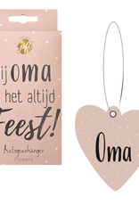 The Big Gifts Autogeurhanger "Bij Oma is het altijd Feest!" - The Big Gifts